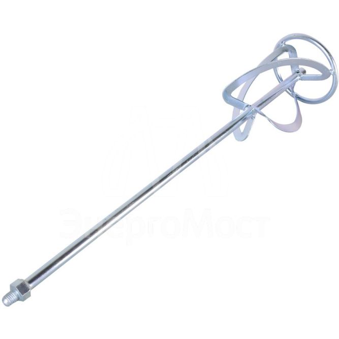 Насадка-миксер оцинкованная Вихрь 600х120 мм, М14, для строительных миксеров