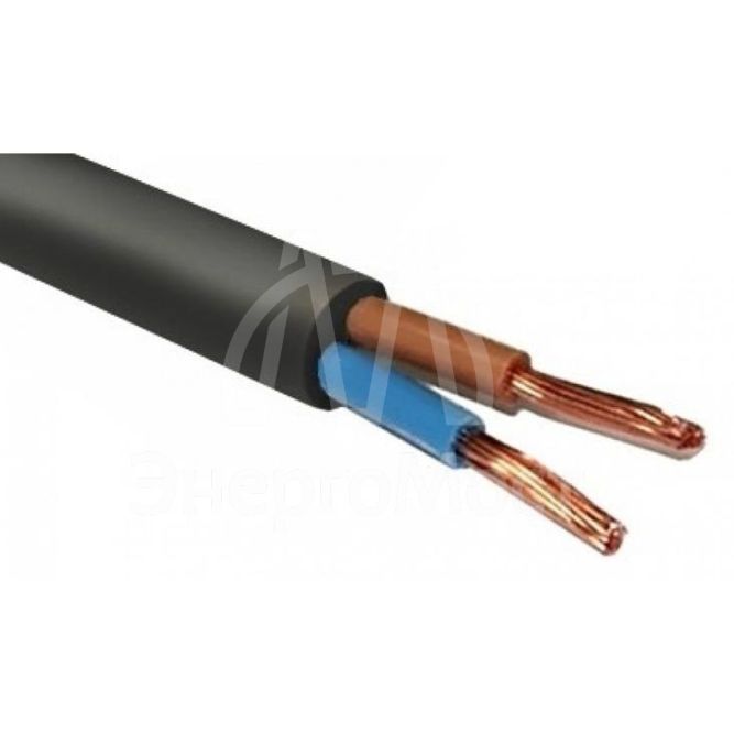 Провод ПВС 2х1.5 Ч (бухта) (м) Альгиз К ФР-00000431