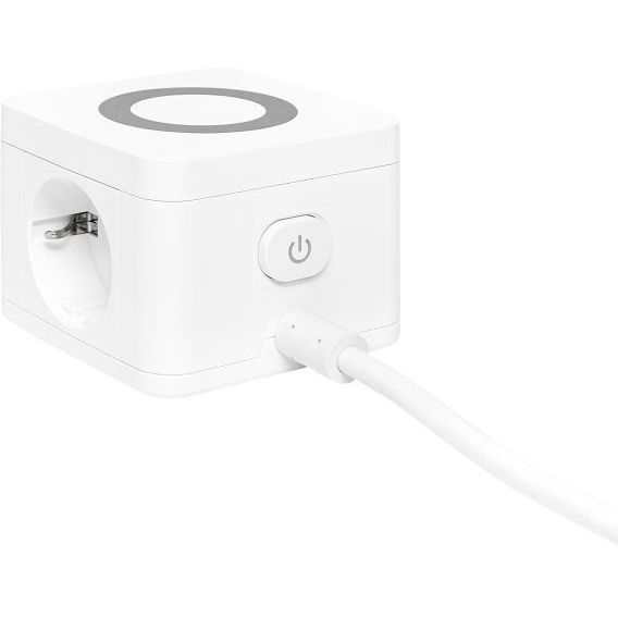 Удлинитель "Куб" 2 гнезда 3USB 2.4А+зарядное устройство 1.3 метра 1кв.мм EKF UBA-CUB-3-WC