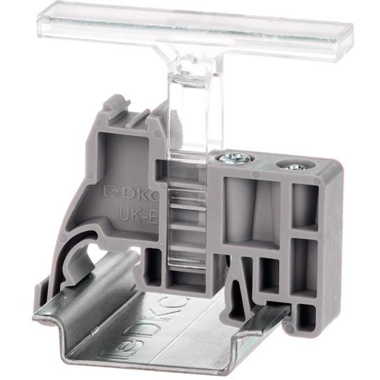 Фиксатор торцевой на рейку 35мм ширина 9.5мм DKC UK-E