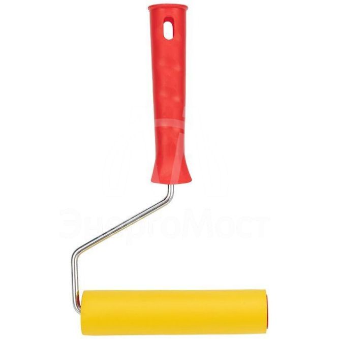 Валик для прикатки обоев резиновый шир. ролика 150мм ручка 6мм Rexant 89-0094