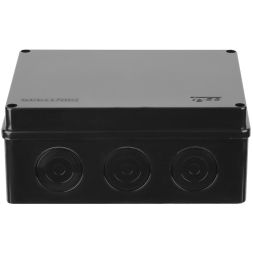 Коробка Тусо распаячная для ОП 200х140х75мм УХЛ1 черн. Ruvinil 67056Ч