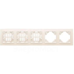 Рамка 5-м Минск горизонтальная беж. EKF ERM-G-305-20