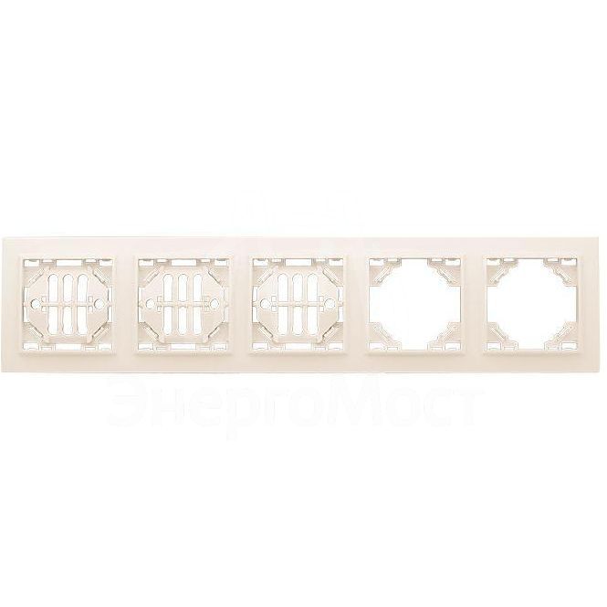 Рамка 5-м Минск горизонтальная беж. EKF ERM-G-305-20