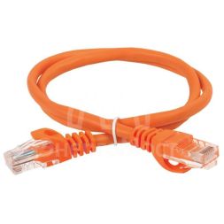 Патч-корд кат.5E UTP LSZH 0.5м оранж. ITK PC07-C5EUL-05M