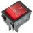 Выключатель клавишный 250В 25А (4с) ON-OFF красн. с подсветкой REXANT 36-2343