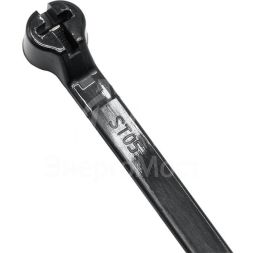 Хомут кабельный 3.6х140 P6.6 с двойным замком черн. (уп.100шт) DKC 21309SR