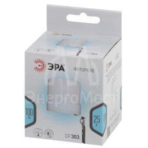 Датчик движения DF 303 фотореле сер. макс. нагрузка 5500В.А IP44 (501050) Эра Б0043806