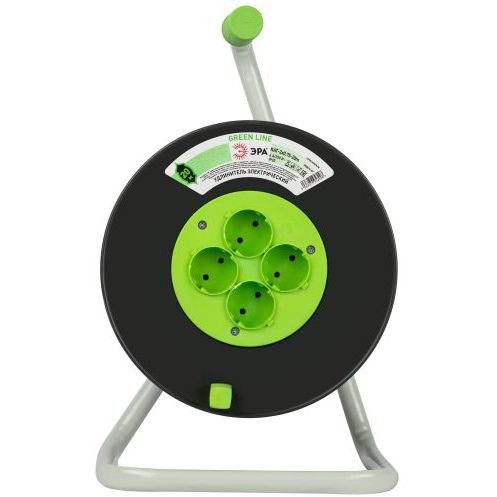 Удлинитель на пластик. катушке 4х20м без заземл. KAT-2x0.75-20m Greenline ПВС 2х0.75 Эра Б0065069