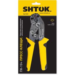 Пресс-клещи ПК-19+ матрица профиль овал 0.25-2.5кв.мм (03201) SHTOK 376184