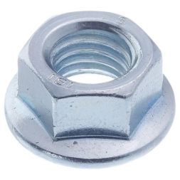 Гайка шестигранная с фланцем и зубьями DIN 6923 М6 класс прочн. 6 цинк (уп.300шт) пакет СТРОЙМЕТИЗ UTORM3110018