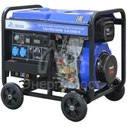 Дизельный сварочный генератор TSS PRO DGW 3.0/250E-R