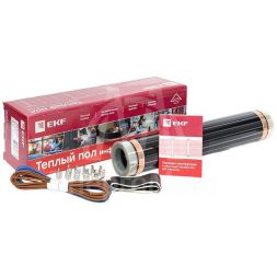 Комплект &amp;quot;Теплый пол&amp;quot; (пленка) 880Вт 4кв.м шир. 0.5м инфракрасный EKF Ik-220-880/0.5-4