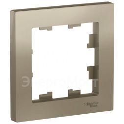 Рамка 1-м AtlasDesign шампань SchE ATN000501