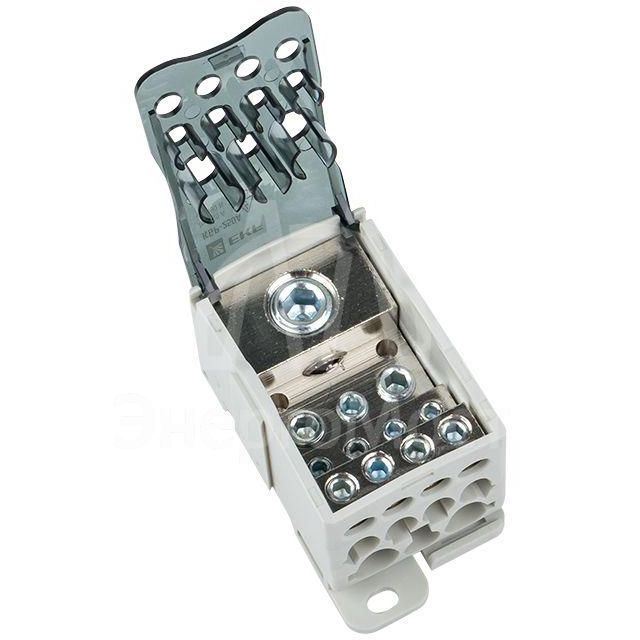 Блок распределительный КРОСС крепеж на панель и DIN КБР-250А EKF plc-kbr250