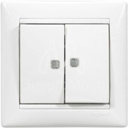 Рамка 1-м Valena бел. Leg 774451