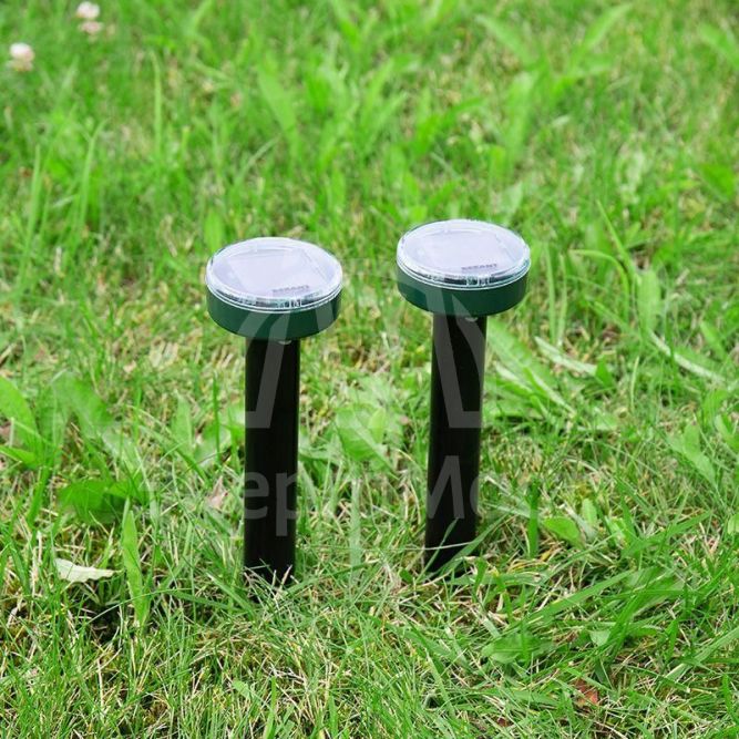 Набор ультразвуковых отпугивателей кротов солнечная батарея (R20) (2шт) Rexant 71-0037