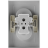 Розетка 2-м AtlasDesign 16А без заземл. в сборе бел. SchE ATN000120