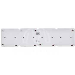 Розетка 4-м ОП Гермес Plus РСб24-3-ГПБб с защ. крышкой с заземл. IP54 бел. IEK ERMP42-K01-16-54-EC