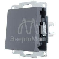 Выключатель 1-кл. СП Vesna механизм графит LEZARD 742-3488-100