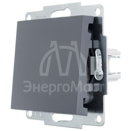 Выключатель 1-кл. СП Vesna механизм графит LEZARD 742-3488-100