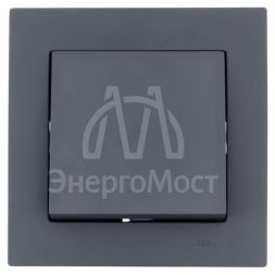 Выключатель 1-кл. СП Vesna механизм графит LEZARD 742-3488-100