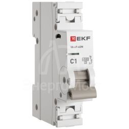 Выключатель автоматический 1п C 1А 4.5кА ВА 47-63N PROxima EKF M634101C