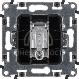 Розетка телевизионная TV 1-м Valena Allure 0-2400МГц с топологией &amp;quot;звезда&amp;quot; с лицев. панелью механизм бел. Leg 753751