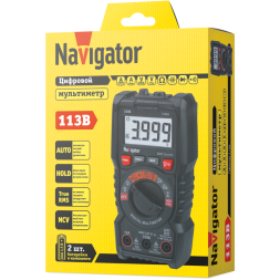 Мультиметр 95 766 NMT-Mm-113B True RMS с авто выбором значений Navigator 95766