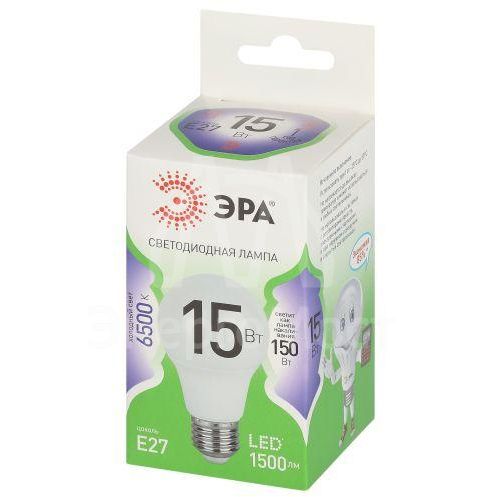 Лампа светодиодная GREEN LINE A60-15W-865-E27 GL 15Вт груша 6500К свет холод. E27 Эра Б0067098