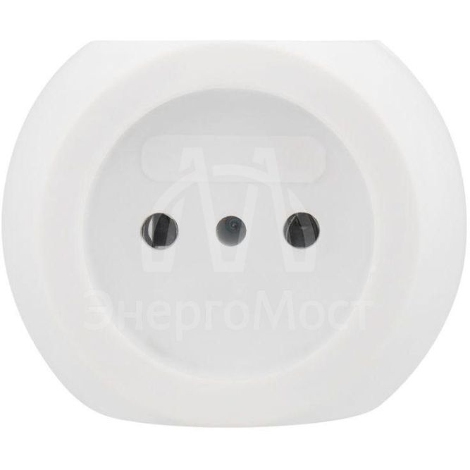 Тройник электрический &amp;quot;Шар&amp;quot; 220В 6А бел. REXANT 11-1063