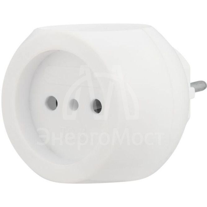 Тройник электрический &amp;quot;Шар&amp;quot; 220В 6А бел. REXANT 11-1063