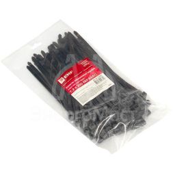Хомут кабельный 7.2х200 нейл. черн. (уп.100шт) EKF plc-cb-7.2x200