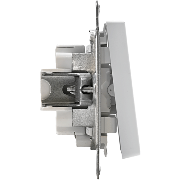 Механизм выключателя 1-кл. СП AtlasDesign 10А IP20 (сх. 1а) 10AX с подсветкой бел. SchE ATN000113