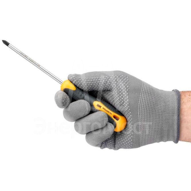 Отвертка крестовая Ph1х100мм K1 ARMA2L 3 IEK A2L3-SC10-K1-PH-10-100