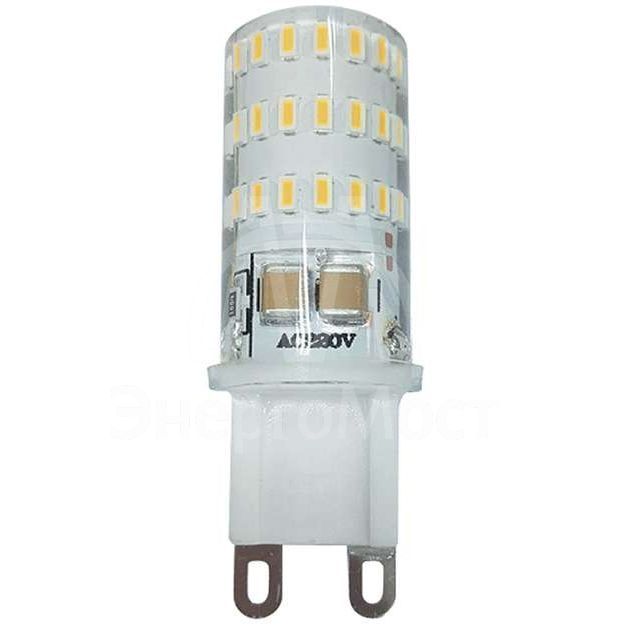 Лампа светодиодная PLED-G9 5Вт капсульная 2700К тепл. бел. G9 320лм 220-230В JazzWay 1032102B