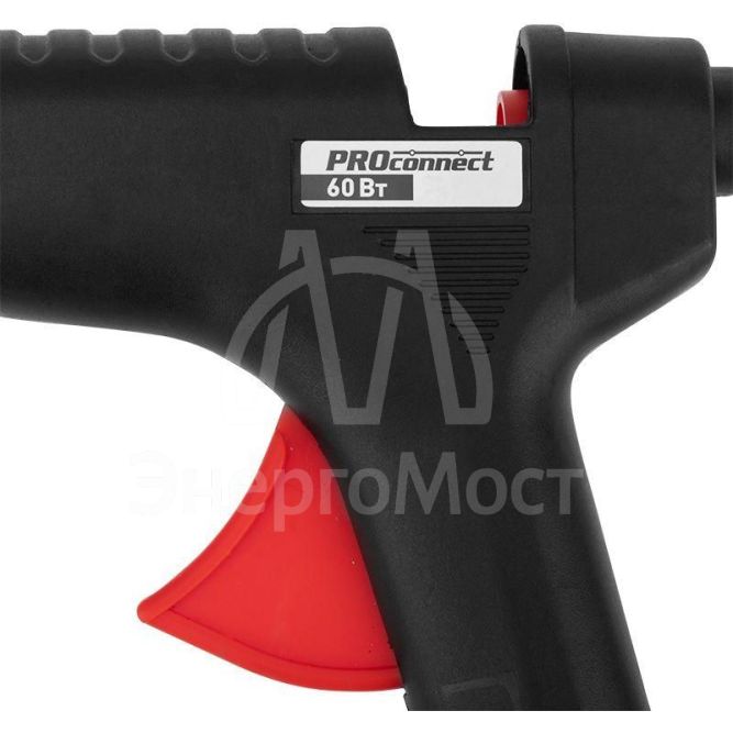 Пистолет клеевой 60Вт большой (блист.) PROCONNECT 12-0104