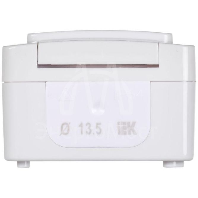 Выключатель проходной 1-кл. ОП Гермес Plus 10А IP54 ВСп20-1-0-ГПБ бел. IEK EVMP12-K01-10-54-EC