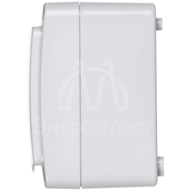 Выключатель проходной 1-кл. ОП Гермес Plus 10А IP54 ВСп20-1-0-ГПБ бел. IEK EVMP12-K01-10-54-EC