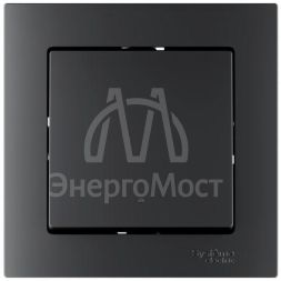 Выключатель 1-кл. AtlasDesign Smart 10А (сх. 1) L+N с подсветкой Zigbee механизм карбон SE ATN001013Z
