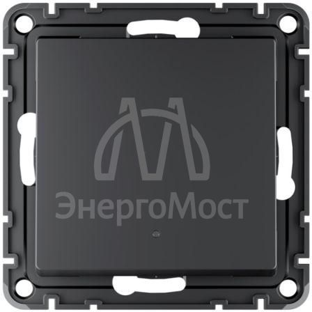 Выключатель 1-кл. AtlasDesign Smart 10А (сх. 1) L+N с подсветкой Zigbee механизм карбон SE ATN001013Z