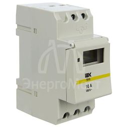 Таймер цифровой ТЭ15 16А 230В на DIN-рейку IEK MTA10-16