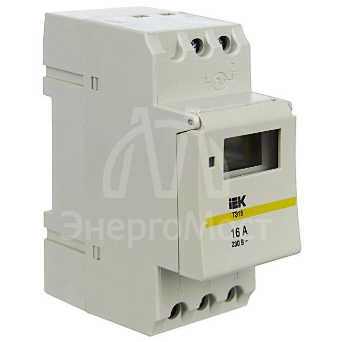 Таймер цифровой ТЭ15 16А 230В на DIN-рейку IEK MTA10-16