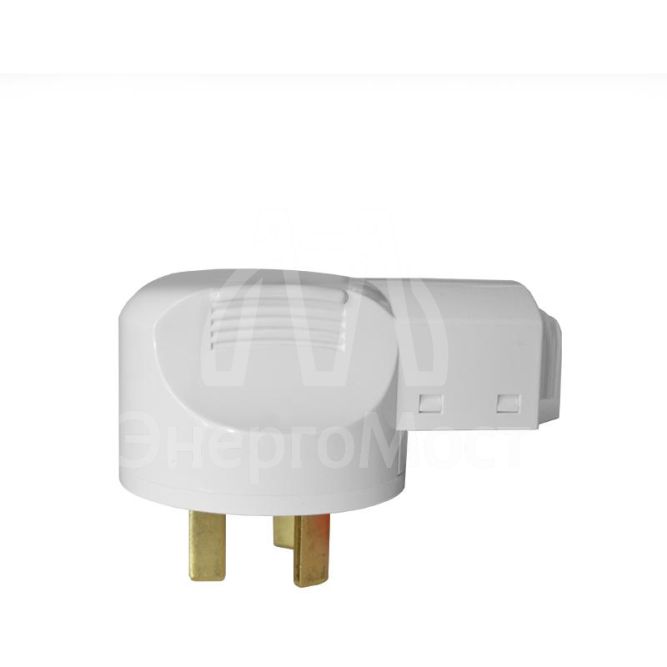 Вилка для плиты 2P+E 32А 250В бел. Universal 5311