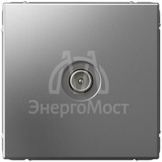 Розетка телевизионная оконечная TV ArtGallery 1дБ механизм сталь SE GAL000991