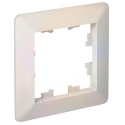 Рамка 1-м AtlasDesign Air жемчуж./дым. бел. SE ATN220401