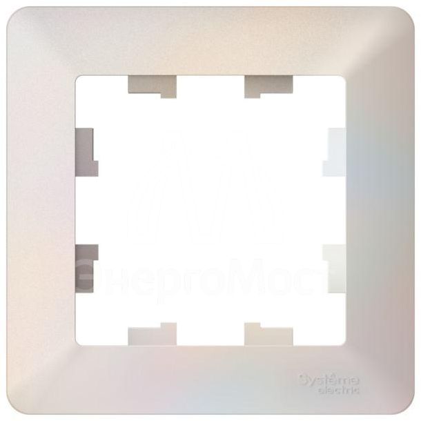 Рамка 1-м AtlasDesign Air жемчуж./дым. бел. SE ATN220401