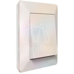 Рамка 1-м AtlasDesign Air жемчуж./дым. бел. SE ATN220401