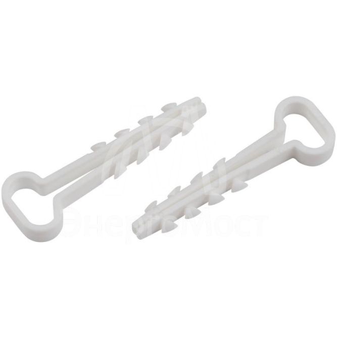 Дюбель-хомут 5-10мм для плоского кабеля NO-224-563 бел. (уп.10шт) Эра Б0066250