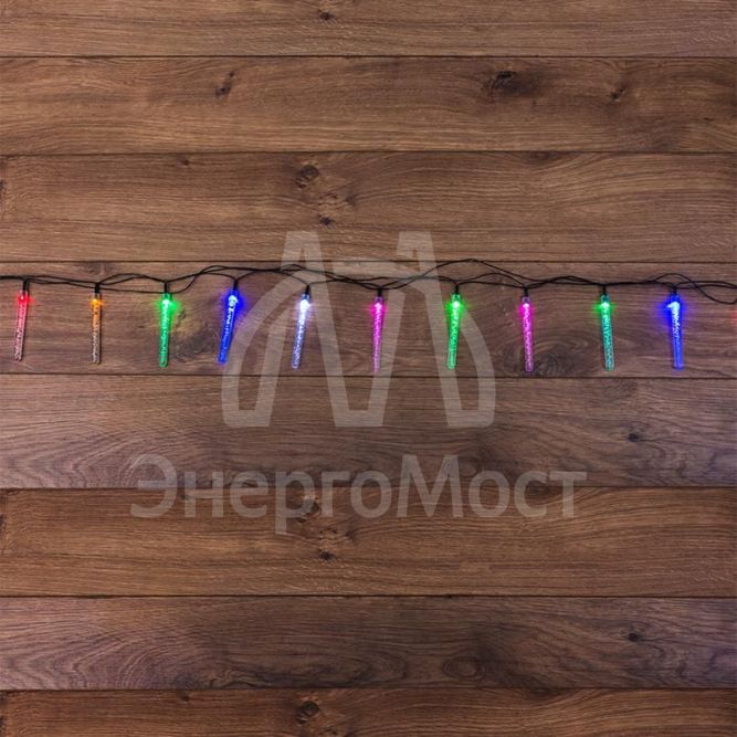 Гирлянда светодиодная &amp;quot;Палочки с пузырьками&amp;quot; 20 палочек RGB 2м Neon-Night 303-037